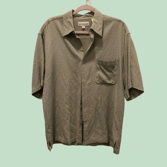 Mens Warehouse 100% Silk Shirt - Picture 1 of 6
